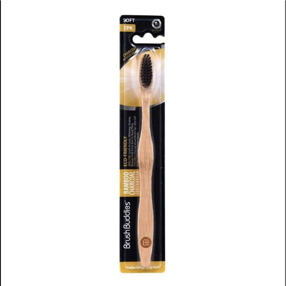 Brush Buddies Bamboo toothbrush - Picture 2 of 3